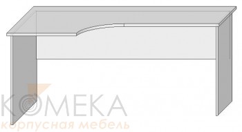 Стол эргономичный компьютерный СKЭ1пр 160 - Мебельный интернет-магазин Комека Екатеринбург