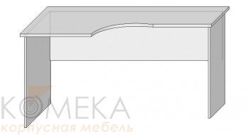 Стол эргономичный компьютерный СKЭ2пр 140 - Мебельный интернет-магазин Комека Екатеринбург